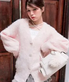 OLIVE des OLIVE snow long cardigan