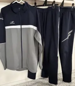 FINTA ジャージ上下セット ネイビー グレー Oサイズ