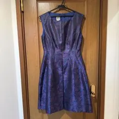 ANNE KLEIN ノースリーブワンピース 総柄 サイズ4のサムネイル