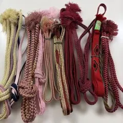 み*く様 帯締めセット（ピンク・赤・紫など） 10本セット