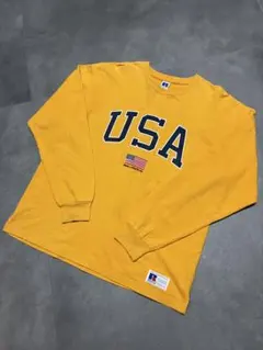 美品 ラッセルアスレチック USA 刺繍ロゴ ロンT XLのサムネイル