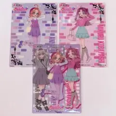 明智あんな 小林みくる 森亜るるか キラキラクリアカードガム プリキュア 3枚