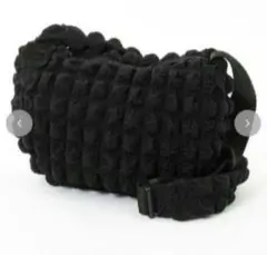juo しまむら キッズ ベビー用バッグ ぽこぽこ ブラック 黒のサムネイル