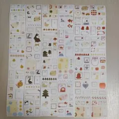 デコシール コラージュ素材 シール 6種セット