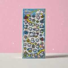 ぷくぷくあわわちゃんキャンディグリッターステッカー　カミオジャパン