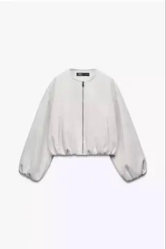 ZARA ソフトストレッチトリムボンバージャケット
