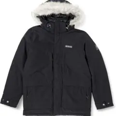 極美品　Columbia ブラック ダウンジャケット ファー付 Sサイズ