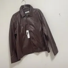 チャオパニック フェイクレザーカーコート ユニセックス.25