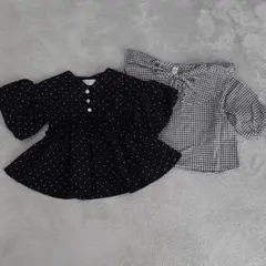 黒系チュニックセット90