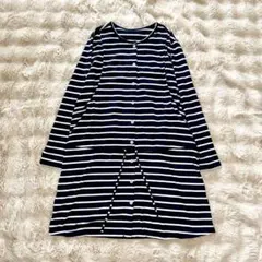 マタニティ 授乳服 長袖 チュニック ワンピース