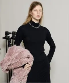 MAISON SPECIAL エンジェルウールタートルネックカットソー