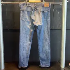 Levi's 502 W38 ストレートデニム 青色