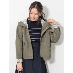 【訳あり】 アースミュージック (F) レースボンディングマウンテンパーカー