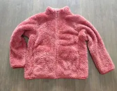 UNIQLO　フリース　120cm　テラコッタ,オレンジ