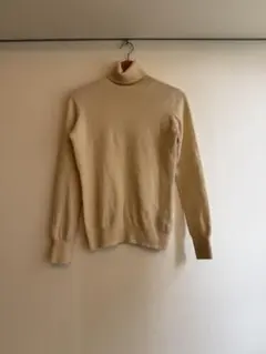 UNIQLO カシミヤ タートルニット 白 S