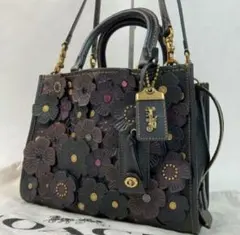 【極美品・3way】コーチ ショルダーバッグ ローグ 25 レザー ティローズ