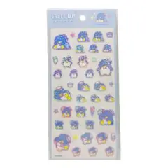 スリーアップステッカー　タキシードサム　サンリオ　ホログラム　シール　クラックス