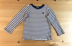 DOUBLE.B ダブルビー ボーダー長袖Tシャツ 120サイズ ミキハウス