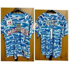 ロッテ 清田 育宏 #1 2018マリンフェスタユニフォーム M 紙タグ付き