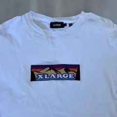 XLARGE 刺繍ロゴ 長袖Tシャツ ホワイト　Lサイズ