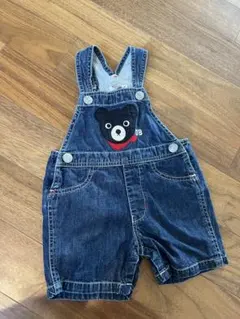 デニムショートオーバーオール