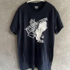 ギルダン 半袖Ｔシャツ クルーネック 鷲 黒 綿 デイリー