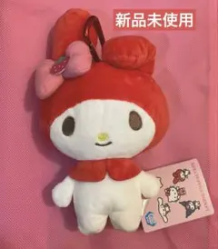 【新品】Sanrio いちごがま口ポーチ　マイメロディ　マイメロ　マスコットのサムネイル