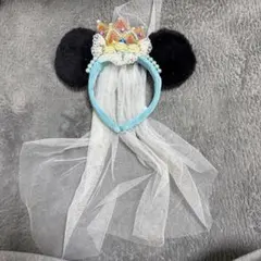 【ディズニーリゾート限定】シンデレラ カチューシャ ベール付き ティアラ