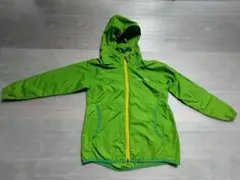 モンベル ウインドブラストパーカ キッズ 130 グリーン