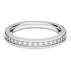 【証明書付】Swarovski Matrix リング　ホワイト　50（9号）のサムネイル