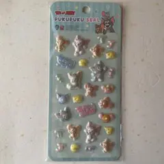 新品　トムとジェリー　立体シール　ぷくぷくシール