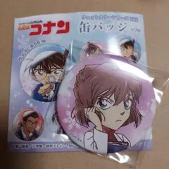 名探偵コナン 灰原哀 缶バッジ ウェットカラー