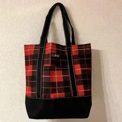 L.L.Bean チェック柄トートバッグのサムネイル