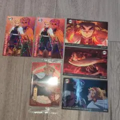 鬼滅の刃　煉獄杏寿郎　カード　6枚セット　特典　ウエハース　トレカ