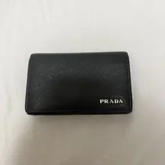 PRADA サフィアーノ カードケース 黒 バイカラー 美品 付属完備 - メルカリ