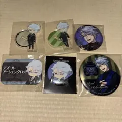 ツイステ アズール アクスタ＆缶バッジ