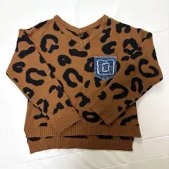 VANITY FACE Vネック ニット ヒョウ柄 レオパード フリーサイズ