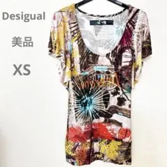 美品◾️Desigual◾️総柄カットソー XSのサムネイル