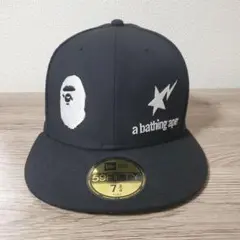 A BATHING APE 59FIFTY キャップ 7 3/4