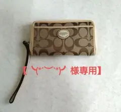 美品】COACH コーチ クローバー ポーチ シグネチャー - メルカリ