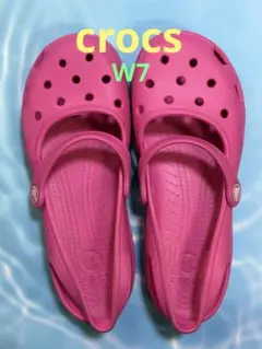 Crocs クロックス メリージェーン ピンク W7のサムネイル