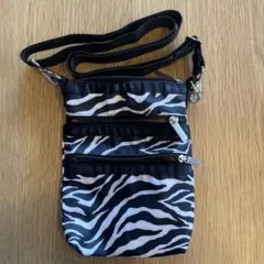 レスポートサック ゼブラ ショルダーバッグ ミニショルダー
