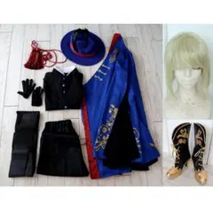 コスオンセン製　ツイステ　ルーク　ポムフィオーレ寮　寮服＋帽子＋ウィッグ＋靴　L
