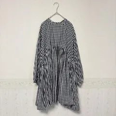 22 BEARSLEY 前後2WAY チュニック　ギンガムチェック　フリーサイズのサムネイル