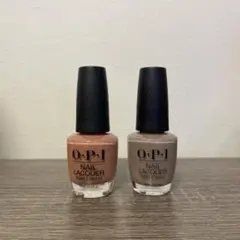 OPI ネイルラッカー　ベージュ系2色セット