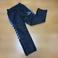 140センチ　hummel ジャージパンツ 黒/青