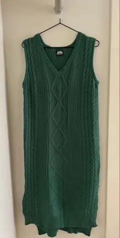 RODEO CROWNS ノースリーブニットワンピース