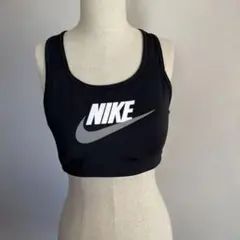 Nike DRI-FIT ブラック スポーツブラ L