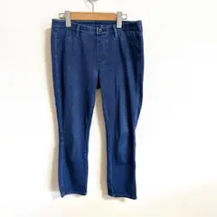 美品 UNIQLOスキニー ストレッチ デニム　シンプル　ブルーデニム