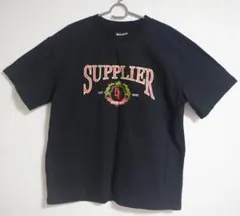 【極美品】SUPPLIER Tシャツ ブラック Lサイズ プリント